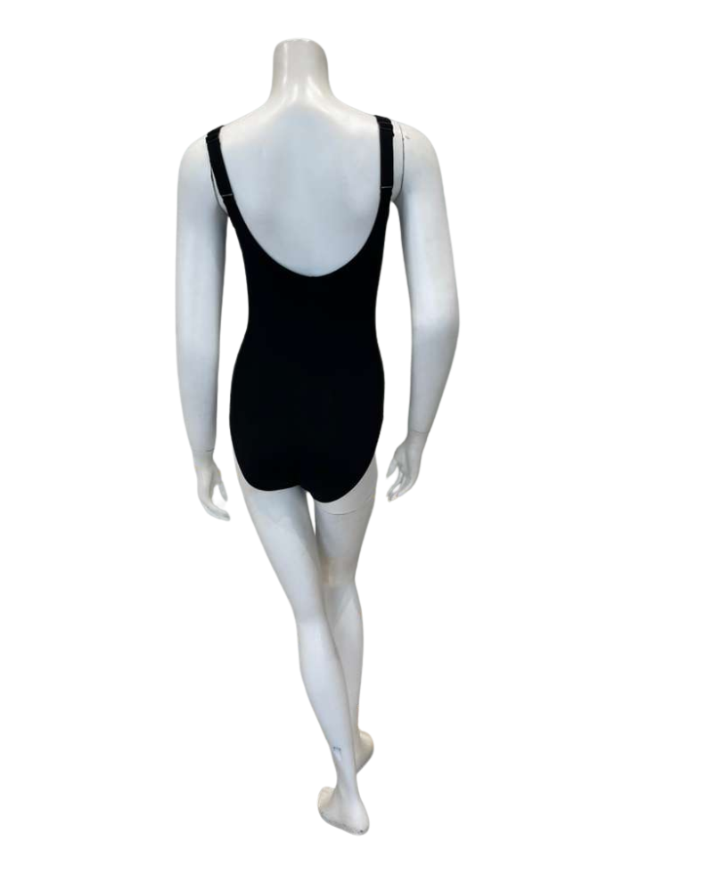 Gottex Black and White Embrace Square Neck Swimsuit