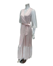 Oh! Zuza Blush Satin and Lace Gown & Robe Set