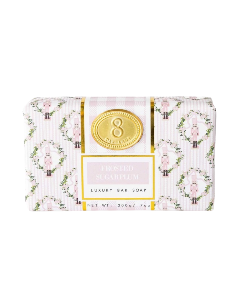 8 Oak Lane EBARA-027 Frosted Sugarplum Wrapped Bar Soap