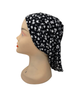 Triple Up Black/White Floral Sleeping Snood