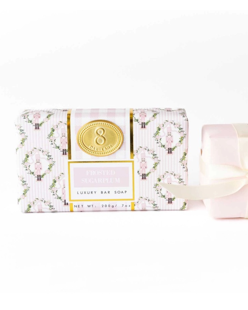 8 Oak Lane Frosted Sugarplum Wrapped Bar Soap