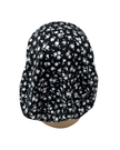 Triple Up Black/White Floral Sleeping Snood