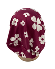 Triple Up Burgundy/Beige Flowers Sleeping Snood