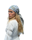Scarf Bar Sage Garden Square Scarf with Invisible Grip