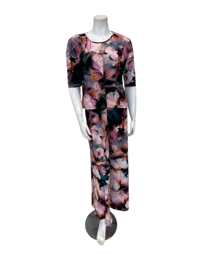 Oh! Zuza Watercolor Floral Modal Pajamas Set