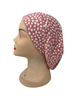 Triple Up Pink and White Leaves Sleeping Snood