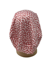 Triple Up Pink and White Leaves Sleeping Snood