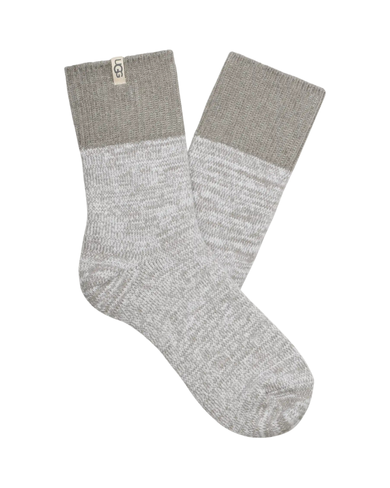 UGG Seal Rib Knit Slouchy Quarter Socks