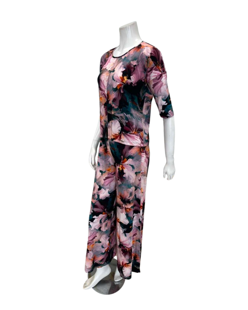 Oh! Zuza Watercolor Floral Modal Pajamas Set