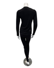 Angelice Black Royal Embroidery V Neck Modal Pajamas Set