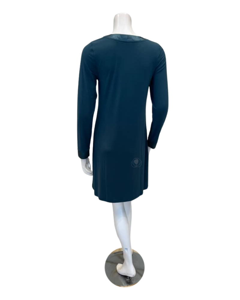 Fleur't Deep Spruce Modest Nightshirt with Shelf Bra