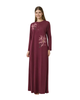 Pen-ky Cherry Flower Bursts Button Down Cotton Blend Nightgown
