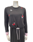 ORD Black/Butterflies Modal Nursing Nightgown