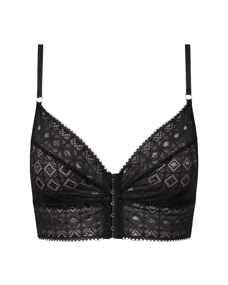 Cosabella Basilica Black Cheeky Bralette Set