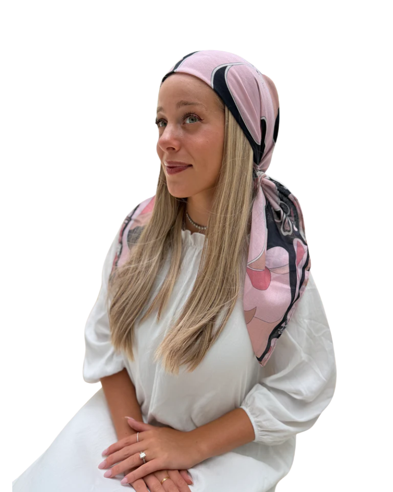 Scarf Bar Inspired Blush Form Square Scarf with Invisible Grip Myselflingerie.com