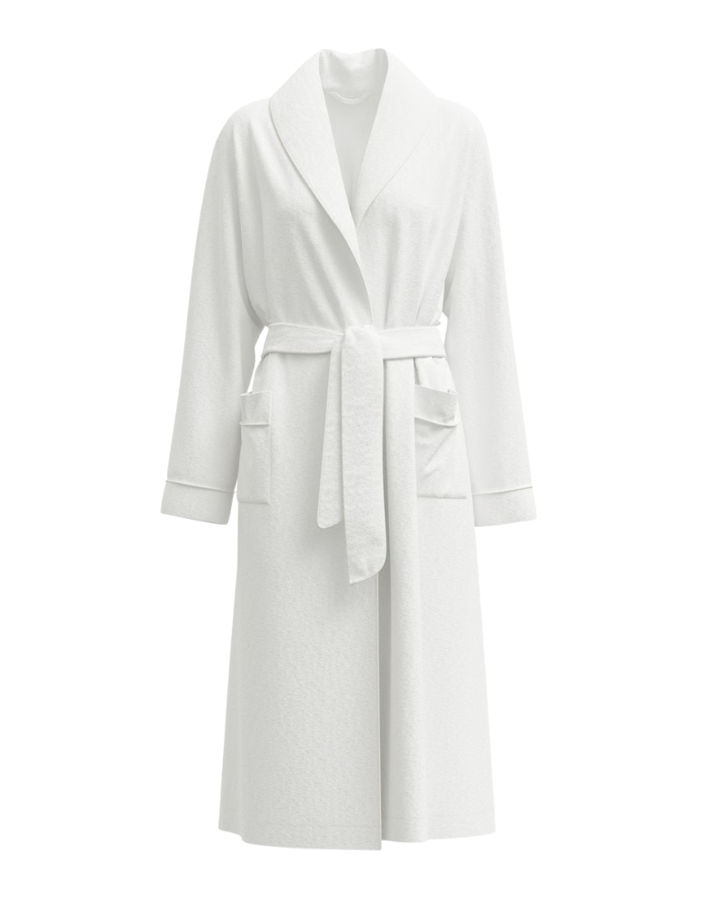Calida New White Cozy Shower Bathrobe