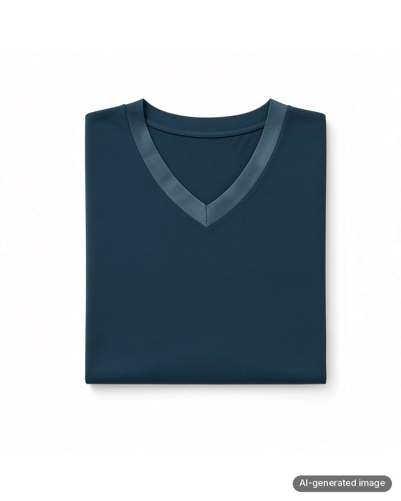 Folded Fleur't Deep Spruce Modest Nightshirt with Shelf Bra