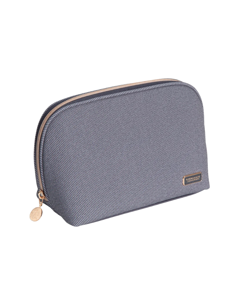 Stephanie Johnson JOD-DNM-LOL Jodhpur Denim Lola Makeup Bag