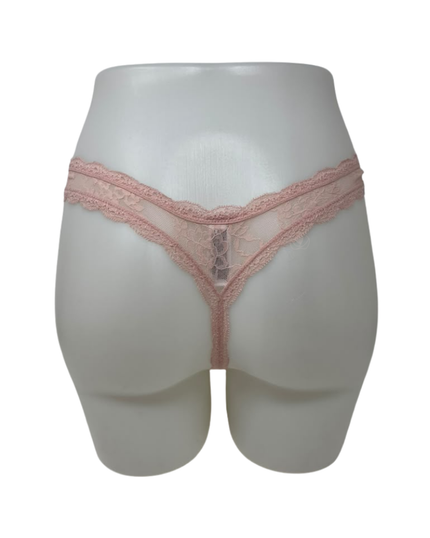 Btemptd Blush Pink Effortlessly Lace Thong