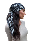 Scarf Bar Butterfly Noir Square Scarf with Invisible Grip