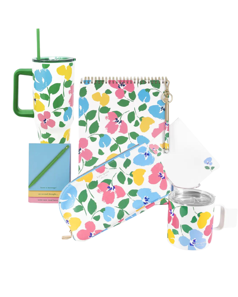 Katespade Painterly Bouquet Desk Essentials Pouch
