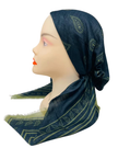 Revaz Black/Olive Paisley Adjustable Pre-Tied Bandanna with Velvet Grip