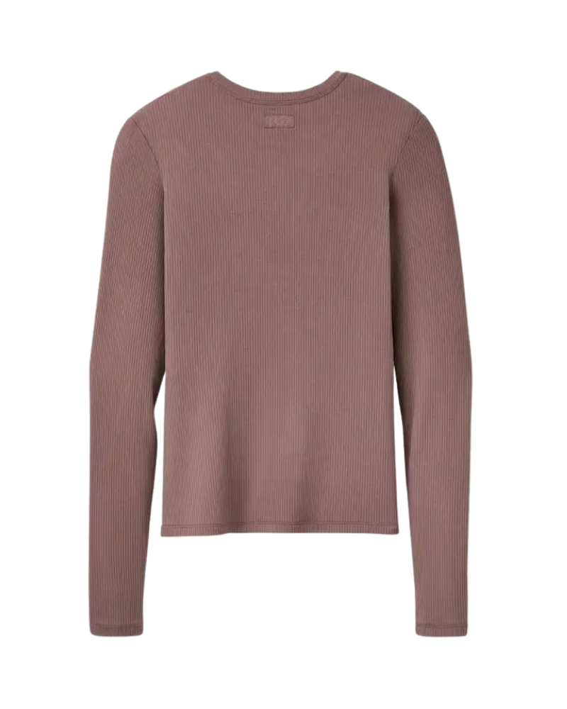 UGG 1182412 Allspice Aidelene Long Sleeve Rib Tee