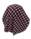Triple Up Black/Mauve Unlined Pre-Tied Bandanna