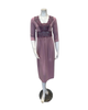 Oh! Zuza Lilac Sheer Lace Modal Nightshirt