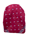 Ahead Pink Heritage Versatile Short Tails Adjustable Open Back Pre-Tied Bandanna