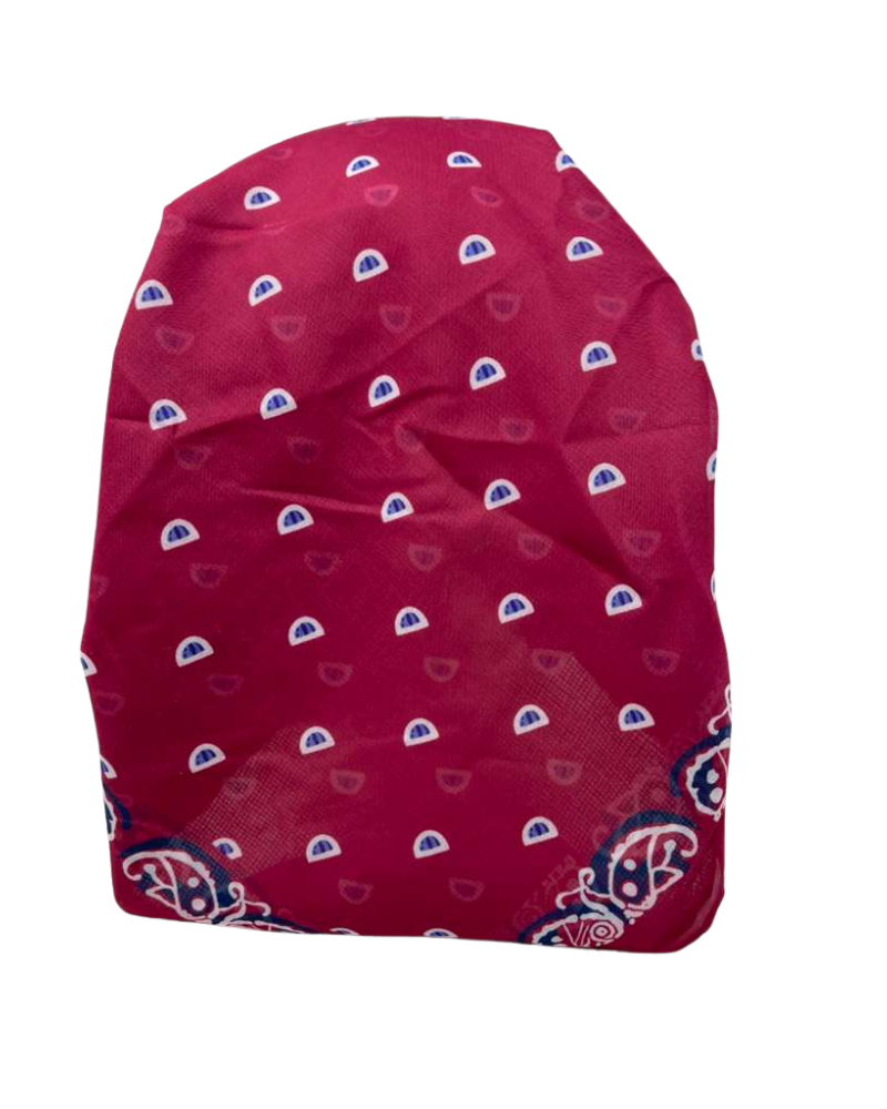 Ahead Pink Heritage Versatile Short Tails Adjustable Open Back Pre-Tied Bandanna