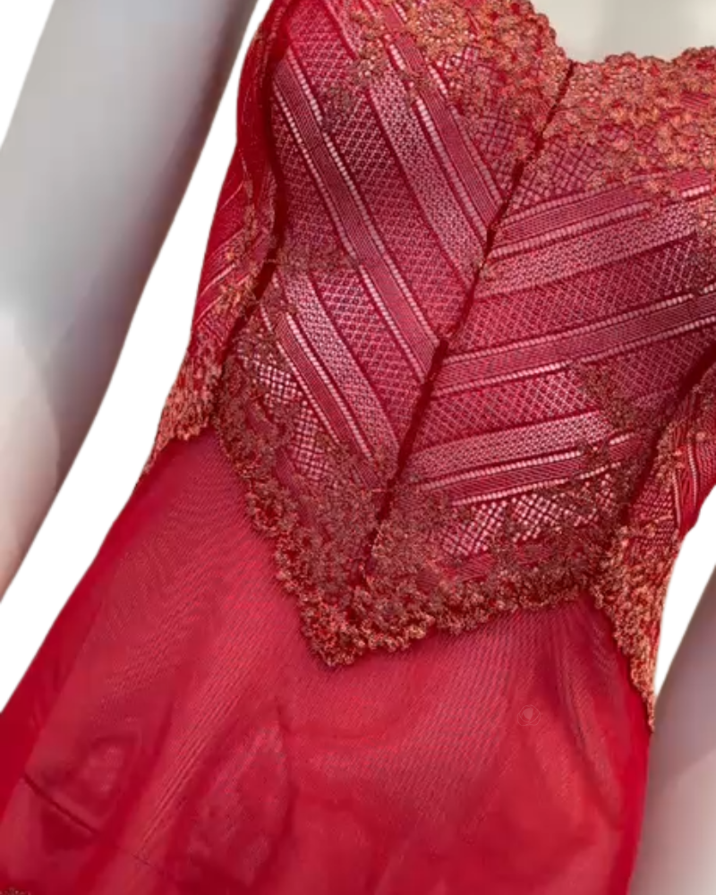 Wacoal Grandalia Red / Rose Embrace Lace Chemise