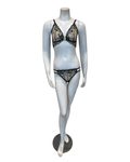 Cosabella  Black/Neon Viola Virna Bralette & Bikini Set