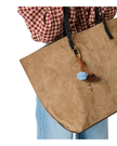 ShiraLeah Taupe Roberta Tote Bag