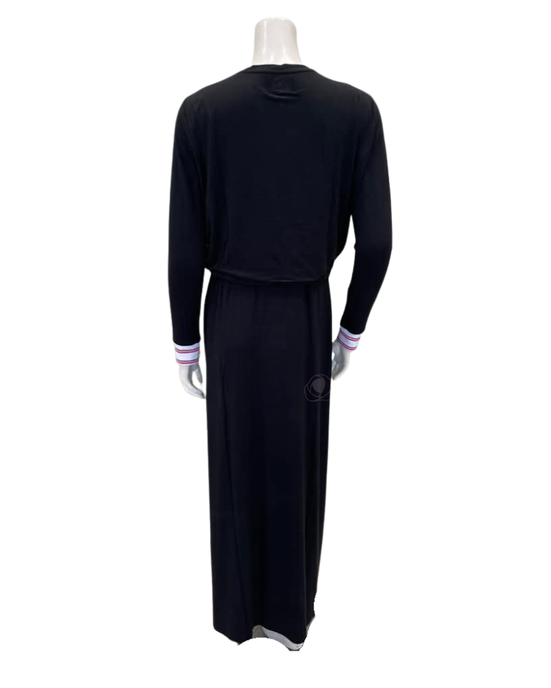 ORD Black/Butterflies Modal Nursing Nightgown