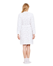 Barefoot Dreams BDWCC1550 Cream/Stone Barefoot in the Wild Knee Length Robe