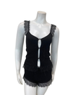 Oh! Zuza Black Lace Cami & Shorts Set