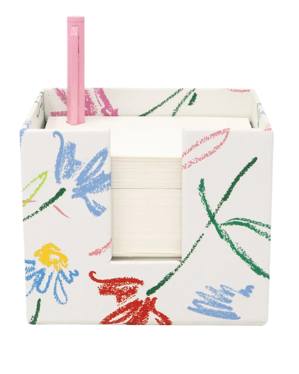 266087 Joyful Garden Note Cube with Pen