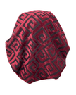 Triple Up Burgundy Velvet Lined Pre-Tied Bandanna