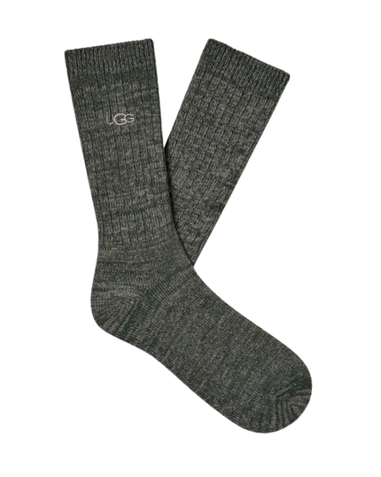 UGG 1115893 Arugula Trey Rib Knit Men's Crew Socks