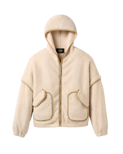 UGG Cream Mariella UGGfluff Zip Hoodie