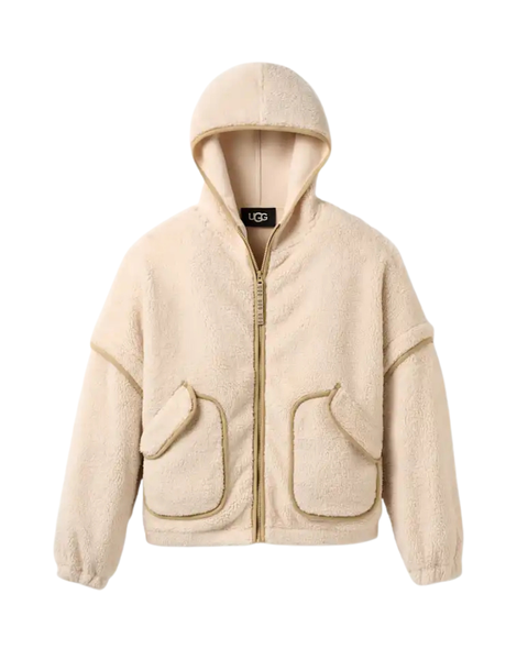 UGG Cream Mariella UGGfluff Zip Hoodie