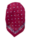 Ahead Pink Heritage Versatile Short Tails Adjustable Open Back Pre-Tied Bandanna