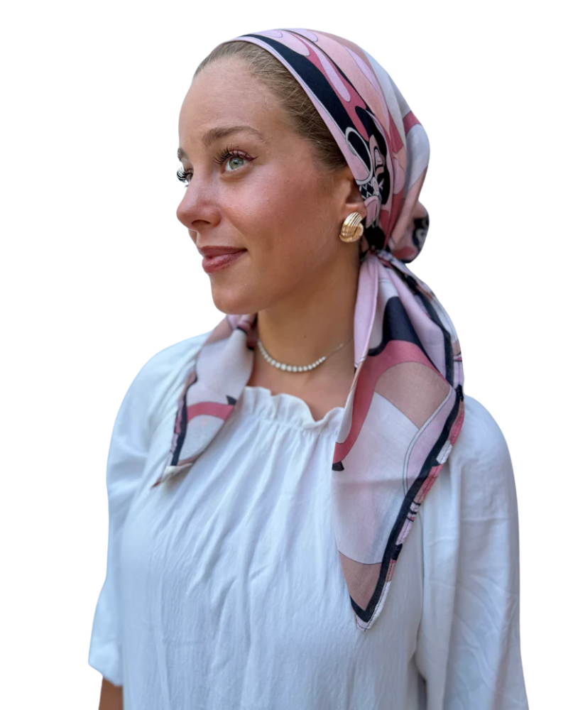 Scarf Bar Inspired Blush Form Square Scarf with Invisible Grip Myselflingerie.com