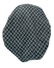 Revaz Black Mini Shapes Pre-Tied Bandanna with Velvet Grip