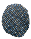 Revaz Navy Mini Shapes Pre-Tied Bandanna with Velvet Grip