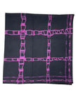 Lizi Headwear IB-S-BX-26625 Plum Grid Square Scarf