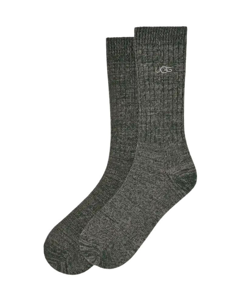 UGG 1115893 Arugula Trey Rib Knit Men's Crew Socks