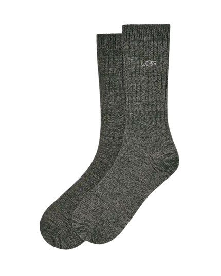 UGG 1115893 Arugula Trey Rib Knit Men's Crew Socks