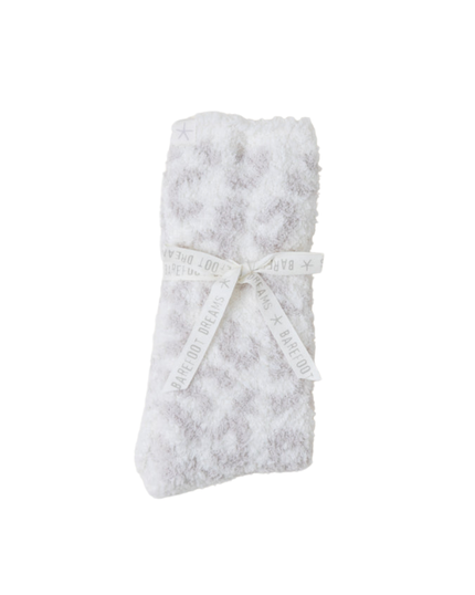 Barefoot Dreams Cream/Stone Barefoot in the Wild Socks